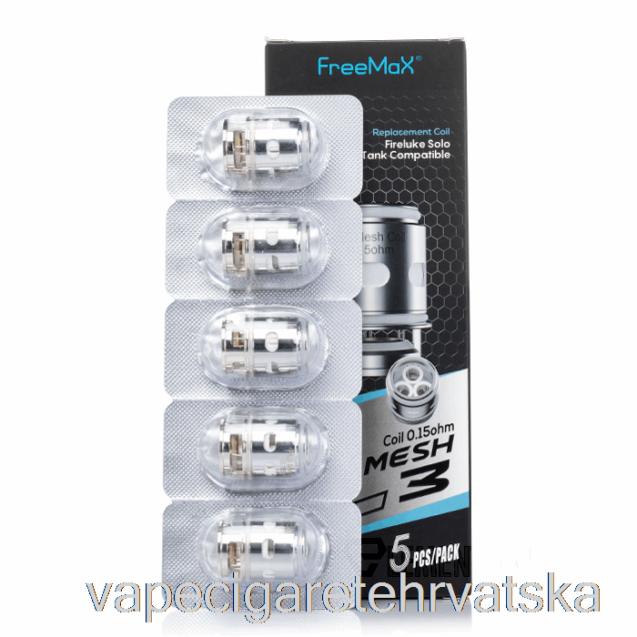 Vape Cigarete Freemax Fireluke Solo Fl Mrežaste Zavojnice 0.15 Ohm Fl3 Mrežaste Zavojnice